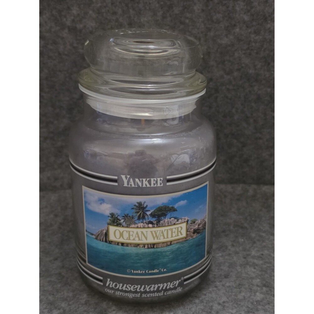 Yankee Candle Ocean Water Black Band 22 Oz Large Jar Candle